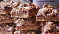 Cherry, Vanilla & Coconut Oat Slice