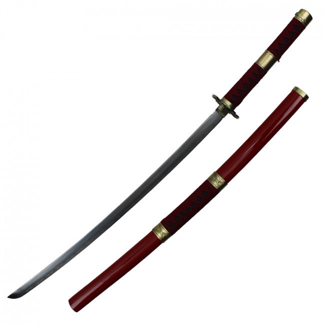 ONE PIECE: Zoro Sandai Kitetsu Metal Non-Functional Katana - KATACHI