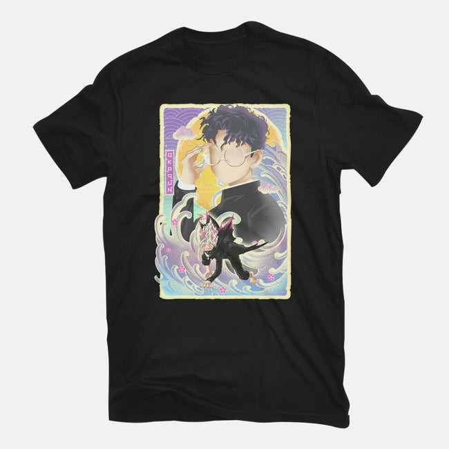 DANDADAN: Great Wave Ken Takamura Cotton T-Shirt - KATACHI