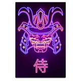 Neon Samurai Plexi Glass Wall Art