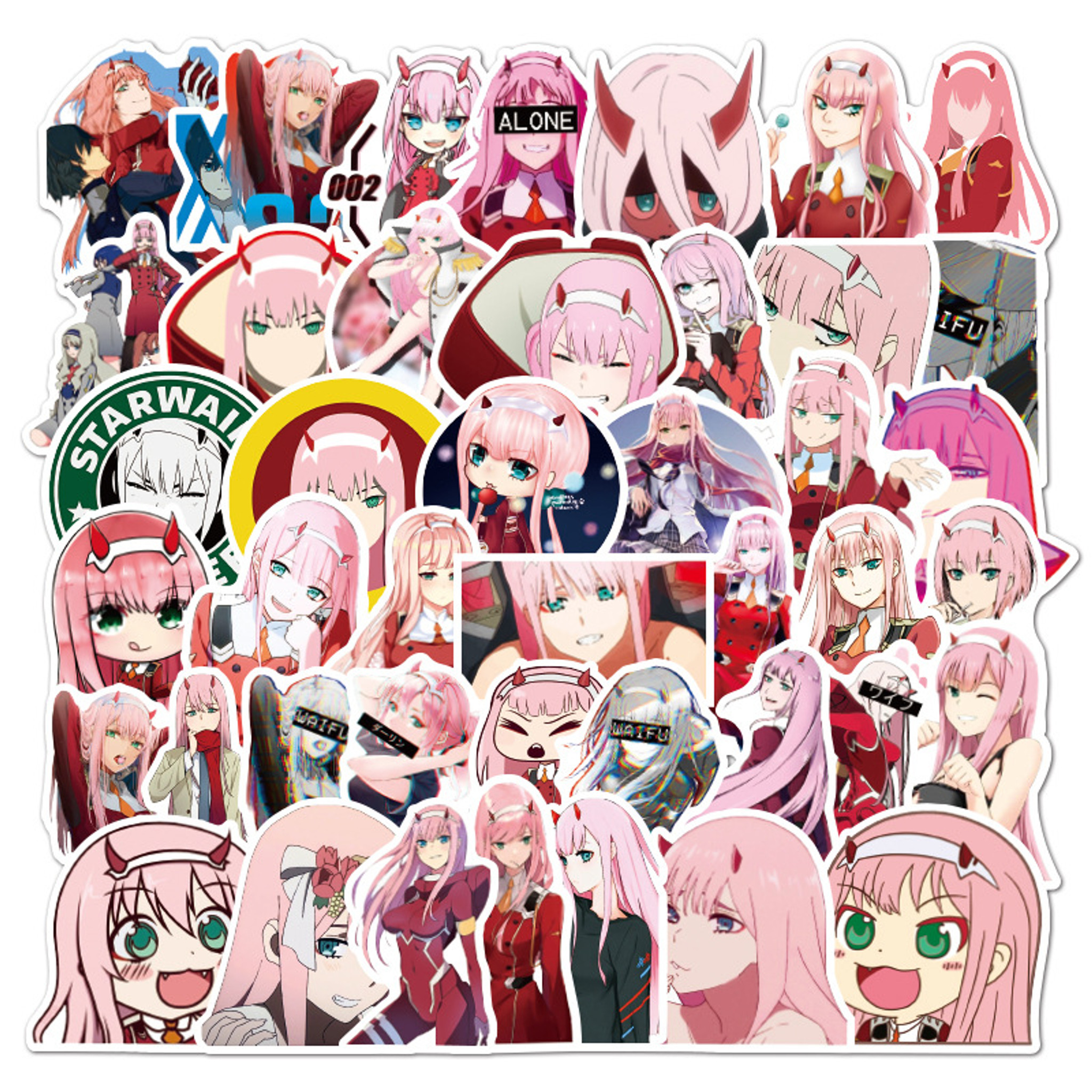 DARLING IN THE FRANXX STICKER 49PCS