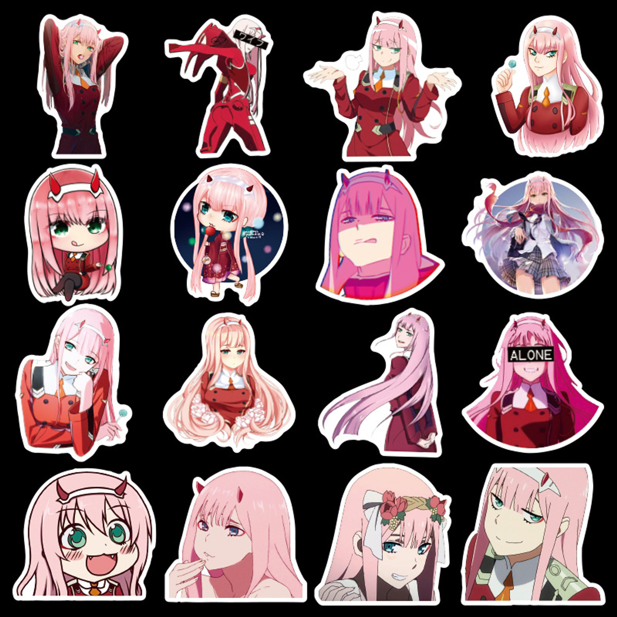 DARLING IN THE FRANXX STICKER 49PCS