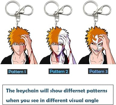 BLEACH Ichigo 3D Motion Keychain KATACHI