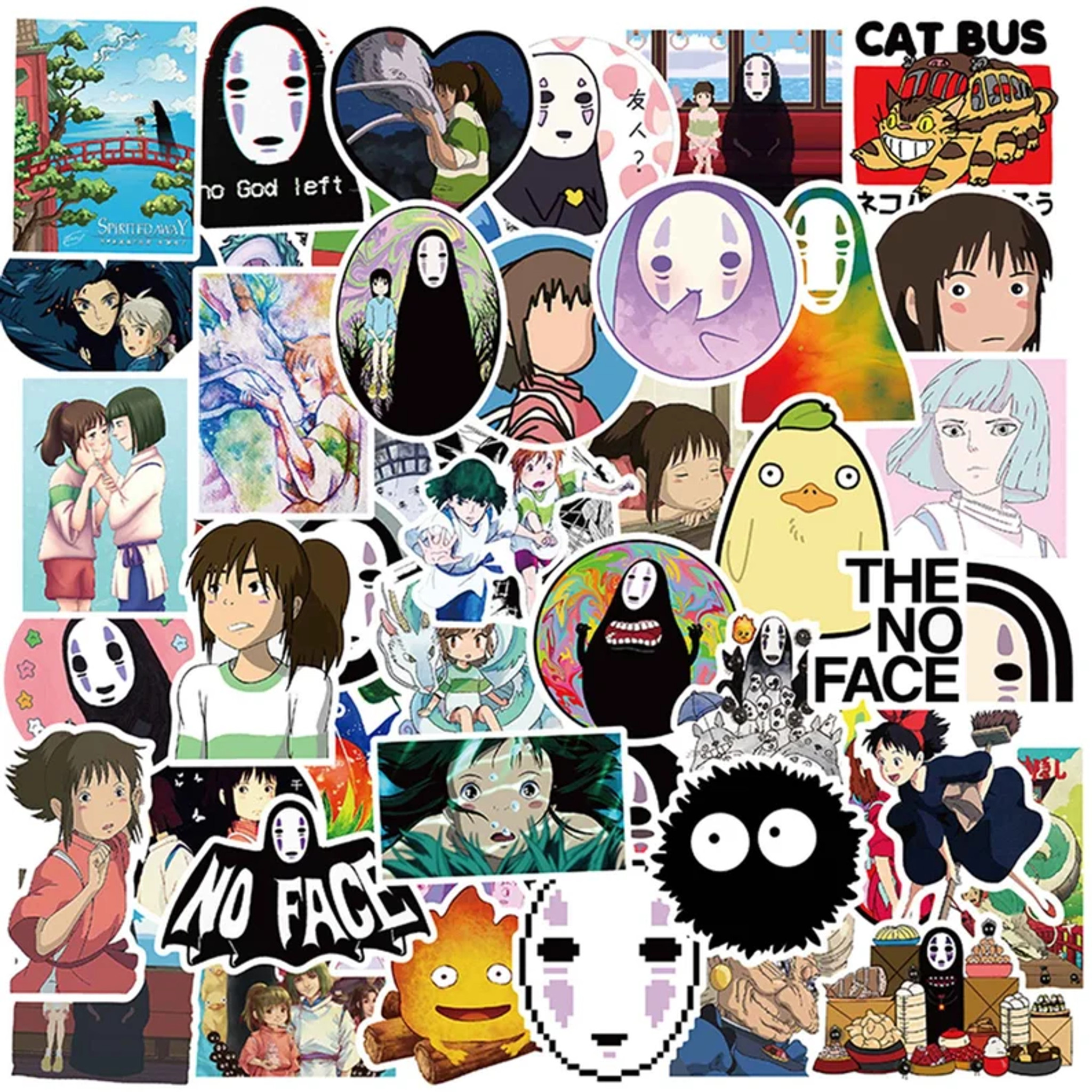 STUDIO GHIBLI STICKER 50PCS