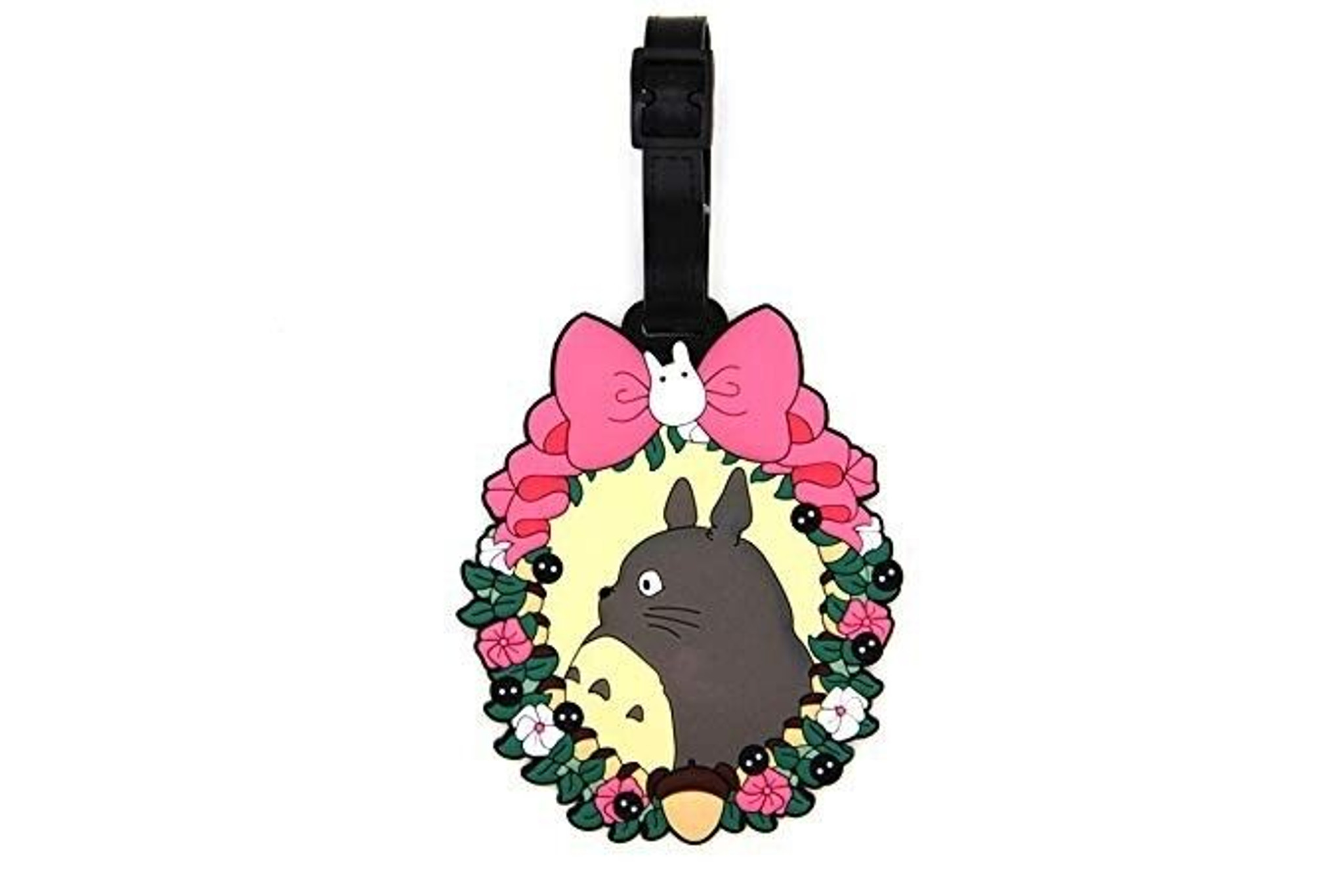 STUDIO GHIBLI: Totoro Floral Wreath Luggage Tag