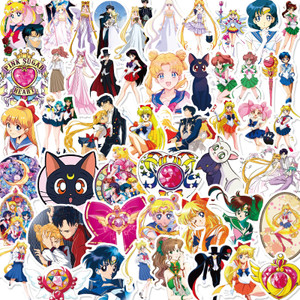 SAILOR MOON STICKERS 50PCS PACK - KATACHI