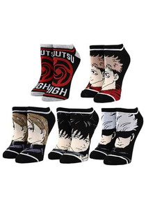 Jujutsu Kaisen 5 Pair Mens Ankle Socks