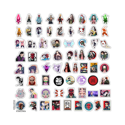 DEMON SLAYER 70PC STICKERS
