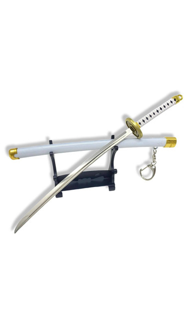 ONE PIECE : 8.5" ZORO WO ICHIMANJI MINI SWORD W/ STAND