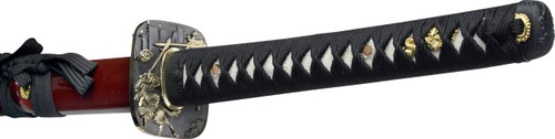 Battle Katana 40" Red Scabbard