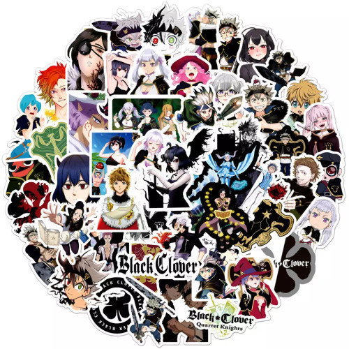 BLACK CLOVER STICKER PACK 50PCS