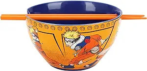 NARUTO Ramen Bowl Set w/ Chopsticks
