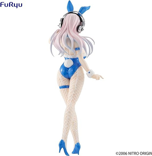 SUPER SONICO: Bi Cute Bunnies Blue Rabbit Figure