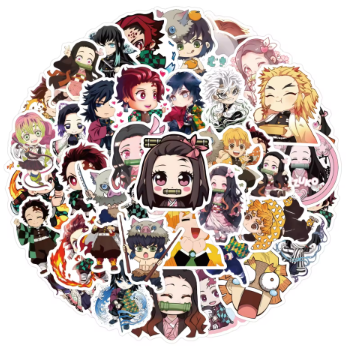 DEMON SLAYER: Chibi Sticker Pack (50 PC)