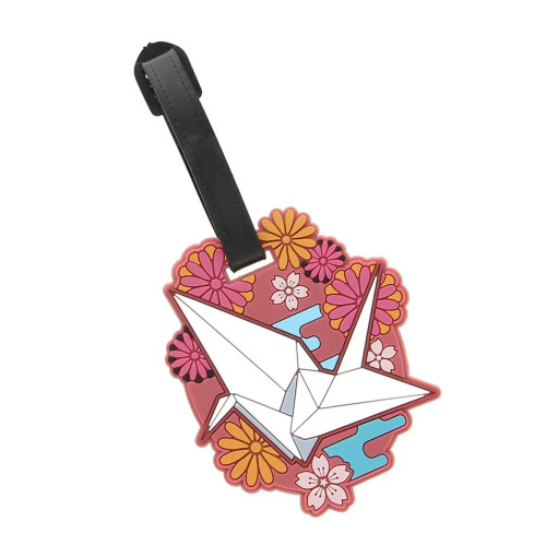 Origami Crane Luggage Tag