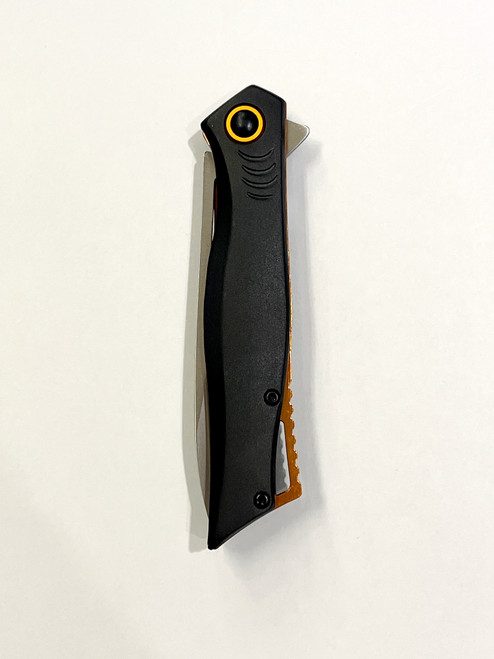 BUCKSHOT: Gills Handle (BLACK) A/O Pocket Knife