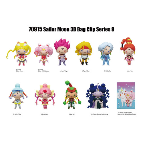 SAILOR MOON: Series 9 3D Foam Bag Clip
