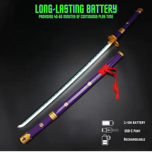 ONE PIECE: Zoro Enma Metal LED Light Up Katana ONE PIECE: Zoro Enma Metal LED Light Up Katana