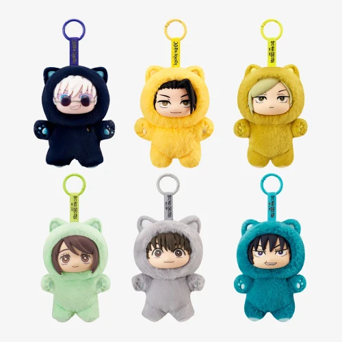 JUJUSTU KAISEN: Cat Ear Plushie Keychain Blind Box
