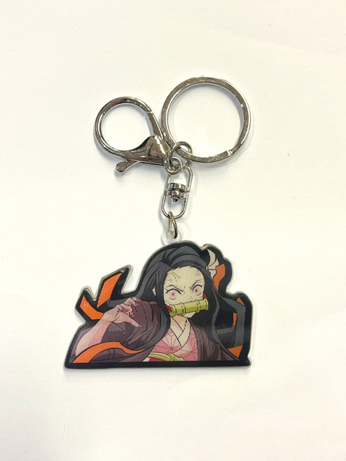 DEMON SLAYER: Nezuko Fighting 3D Motion Keychain