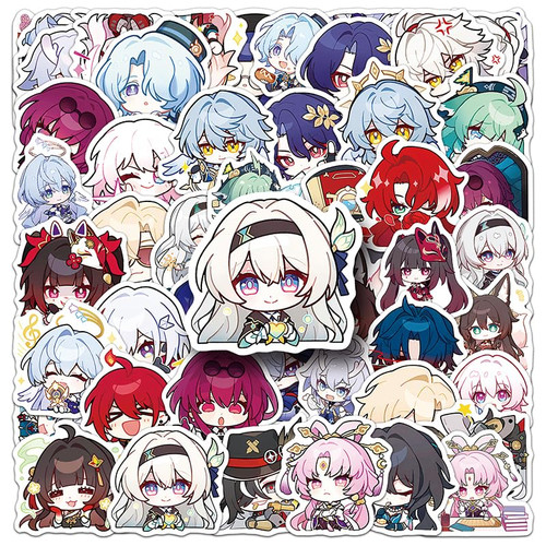 HOYOVERSE: Genshin Impact Honkai Star Rail 50 Piece Stickers