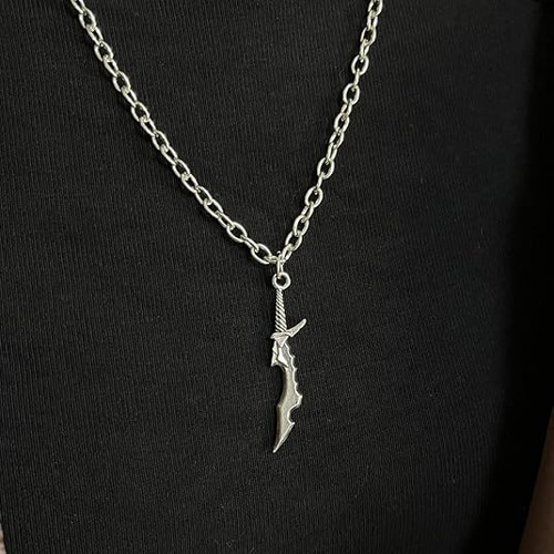 SOLO LEVELING: 12" Stainless Steel Dagger Necklace
