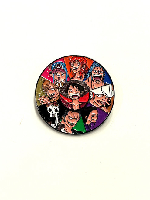 ONE PIECE: Spinning Straw Hat Crew Enamel Pin