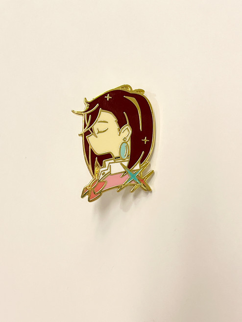 DANDADAN: Side Profile Momo Enamel Pin