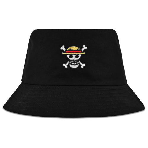 ONE PIECE: Straw Hat Crew Embroidered Bucket Hat