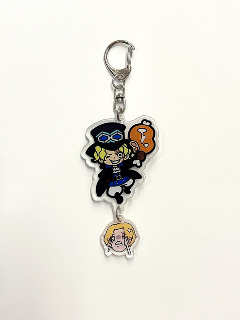 ONE PIECE: Meat Eating Sanji Acrylic Keychain