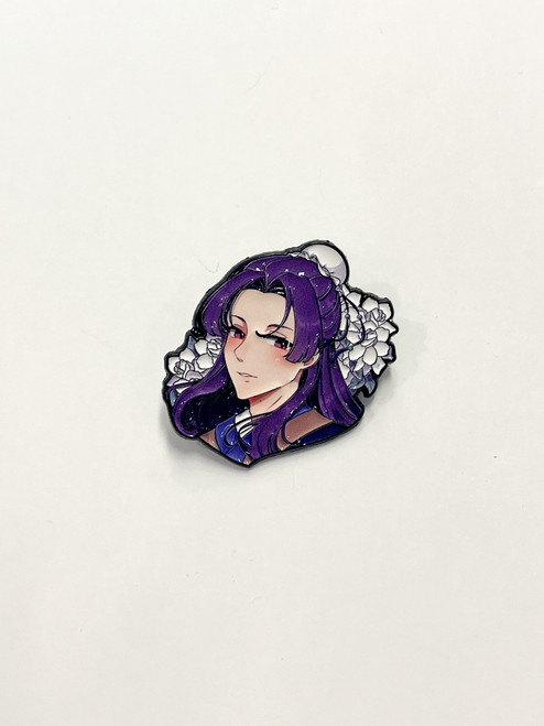 APOTHECARY DIARIES: Jin's Floral Portrait Enamel Pin