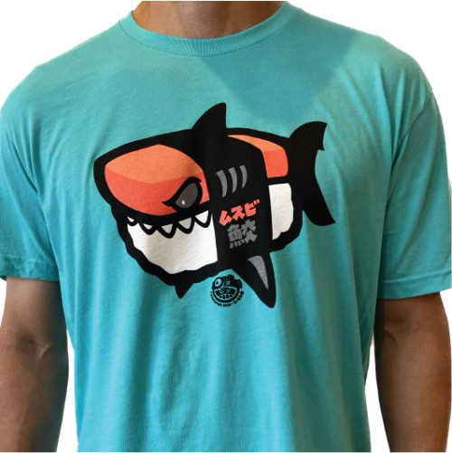 SUMOFISH: Shark Musubi Cotton T-Shirt