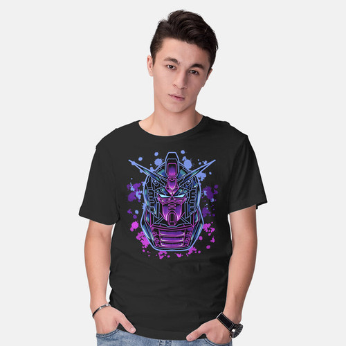 GUNDAM WING: Neon Gundam Cotton T-Shirt