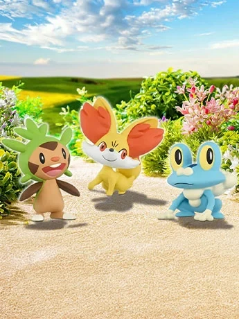 POKEMON: 30th Anniversary Kalos Starter Mini Figures Set