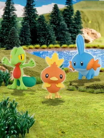 POKEMON: 30th Anniversary Hoenn Starter Mini Figures Set