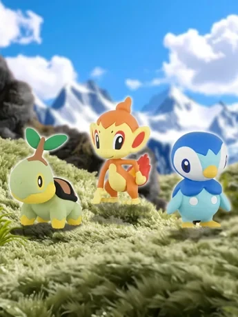 POKEMON: 30th Anniversary Sinnoh Starter Mini Figures Set
