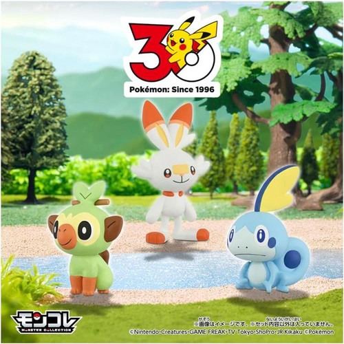 POKEMON: 30th Anniversary Galar Starter Mini Figures Set