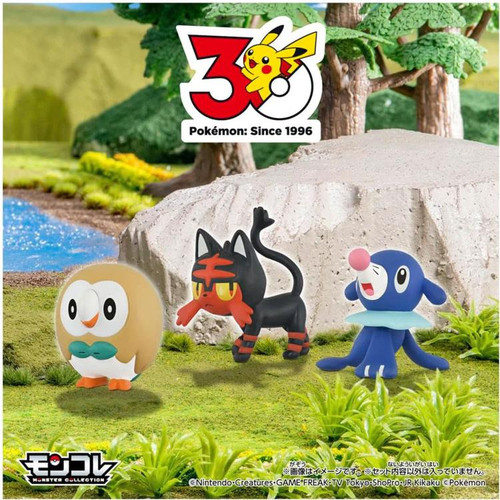 POKEMON: 30th Anniversary Alola Starter Mini Figures Set