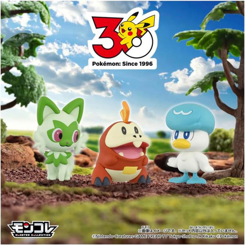 POKEMON: 30th Anniversary Paldea Starter Mini Figures Set