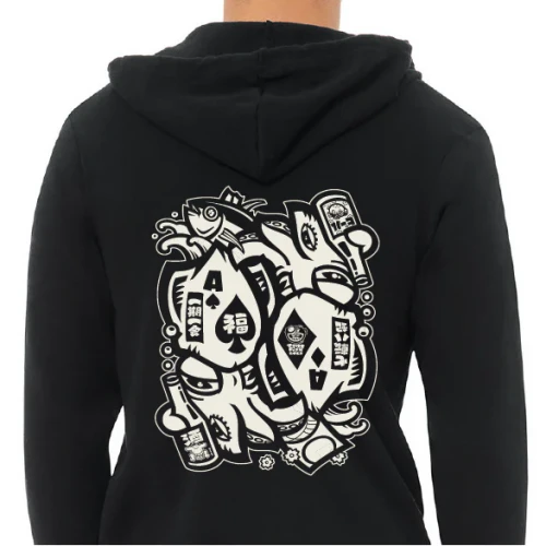 SUMOFISH: Squid Rockets Zip Up Hoodie