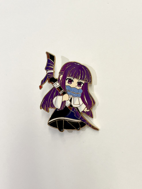 FRIEREN: Battle Chibi Fern Enamel Pin
