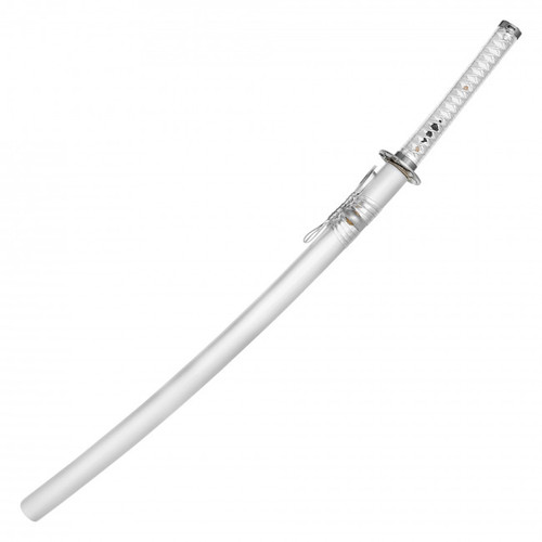 ONIKIRI: 40.5" Battle Ready Handmade 1045 Carbon Steel Platinum Functional Katana