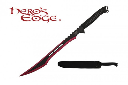HERO'S EDGE SINGLE BLADE ANODIZED RED