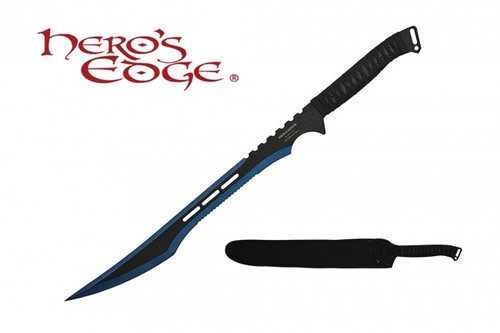 HERO'S EDGE SINGLE BLADE ANODIZED BLUE