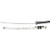 40" Dull 440 Stainless Steel Decorative White Dragon Katana YK-58WD