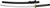 Battle Katana 40" Black Scabbard