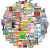 BOBA STICKER PACK 50PCS
