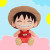 ONE PIECE: Luffy Tamago Jiken Plush