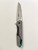S-TEC: 8.25″ Green Aluninum Handle Folding Knife