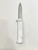 JOKER: 8″ White Aluminum Handle Folding Knife
